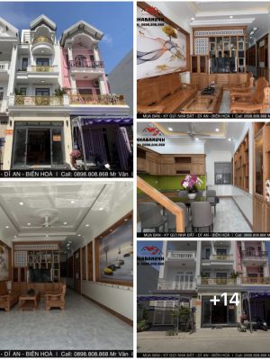 𝐁𝐀́𝐍 𝐍𝐇𝐀̀ 4 TẦNG 𝐆𝐀̂̀𝐍 CHỢ ĐÔNG HOÀ 𝐃𝐈̃ 𝐀𝐍