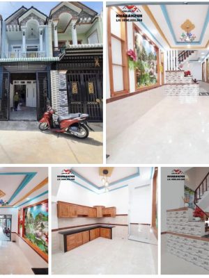Cần bán nhà lầu trệt sân xe hơi vị trí gần ngã tư chiêu Liêu Dĩ an Bình Dương