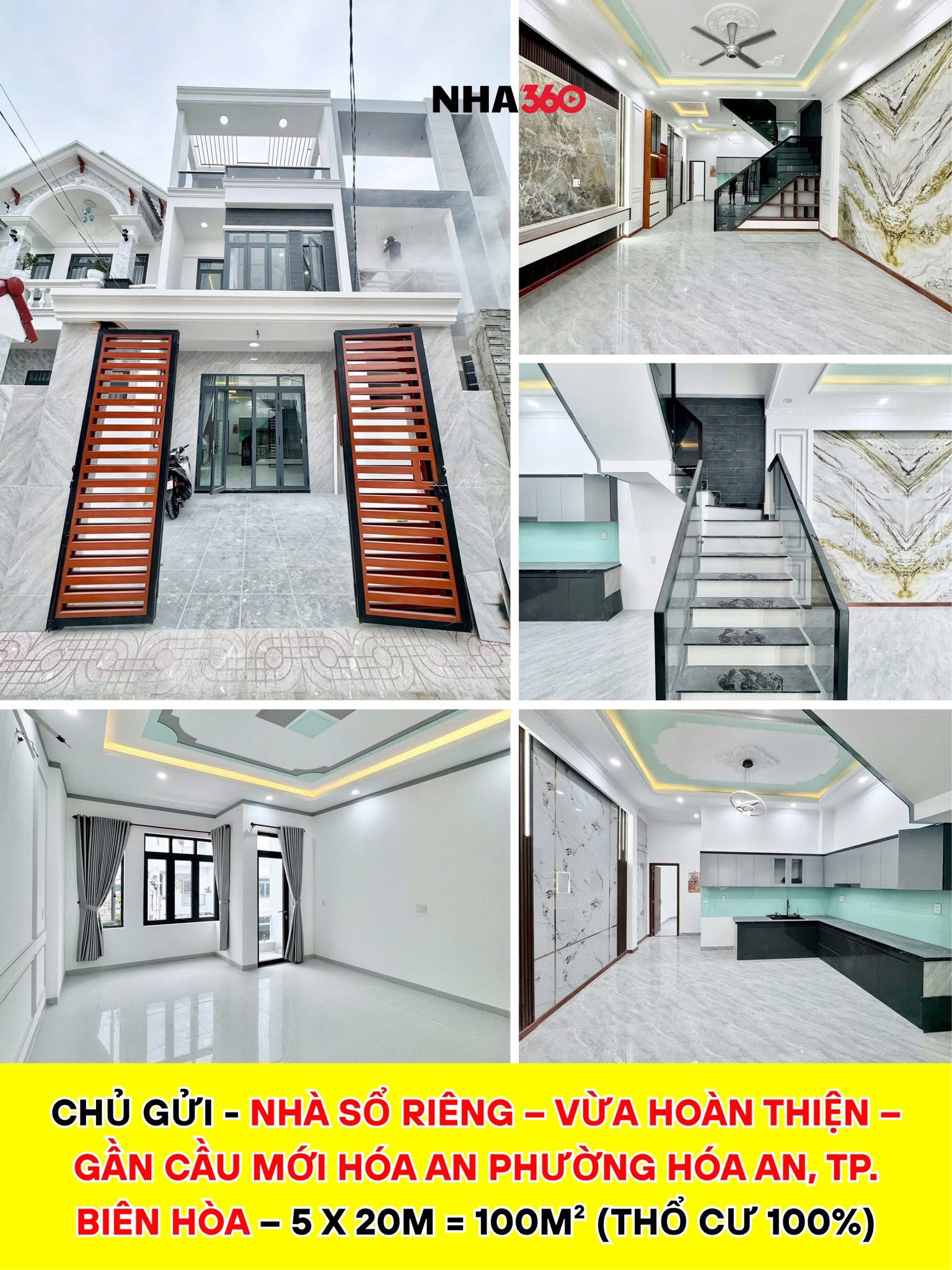 Bán NHÀ Hoá An SỔ RIÊNG – VỪA HOÀN THIỆN – GẦN CẦU MỚI HÓA AN | Nha360