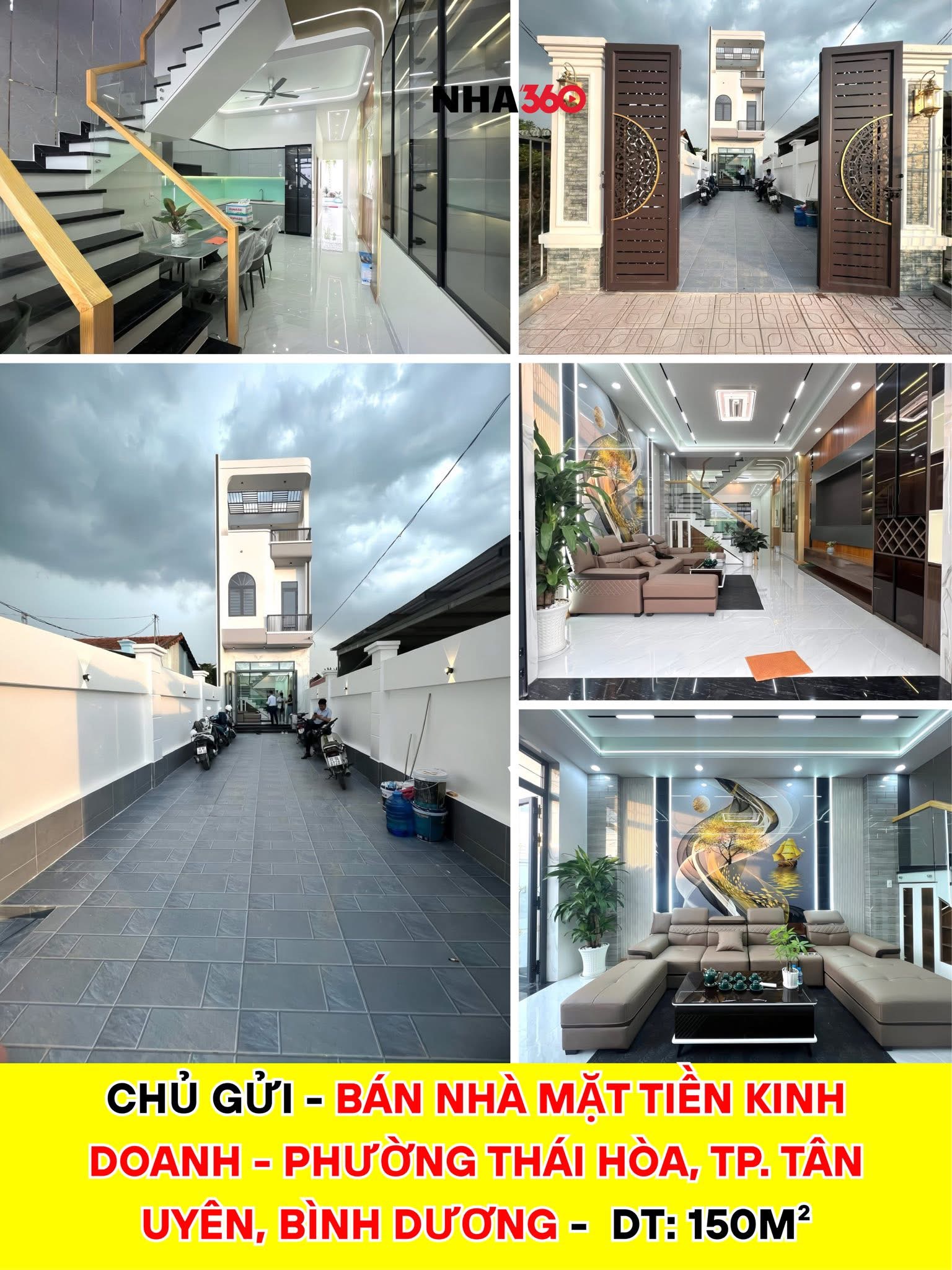 BÁN NHÀ MẶT TIỀN KINH DOANH – PHƯỜNG THÁI HÒA, TP. TÂN UYÊN, BÌNH DƯƠNG | Nha360