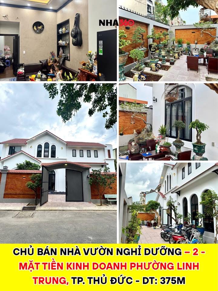 BÁN NHÀ VƯỜN NGHỈ DƯỠNG – 2 MẶT TIỀN, TP. Thủ Đức | Nha360