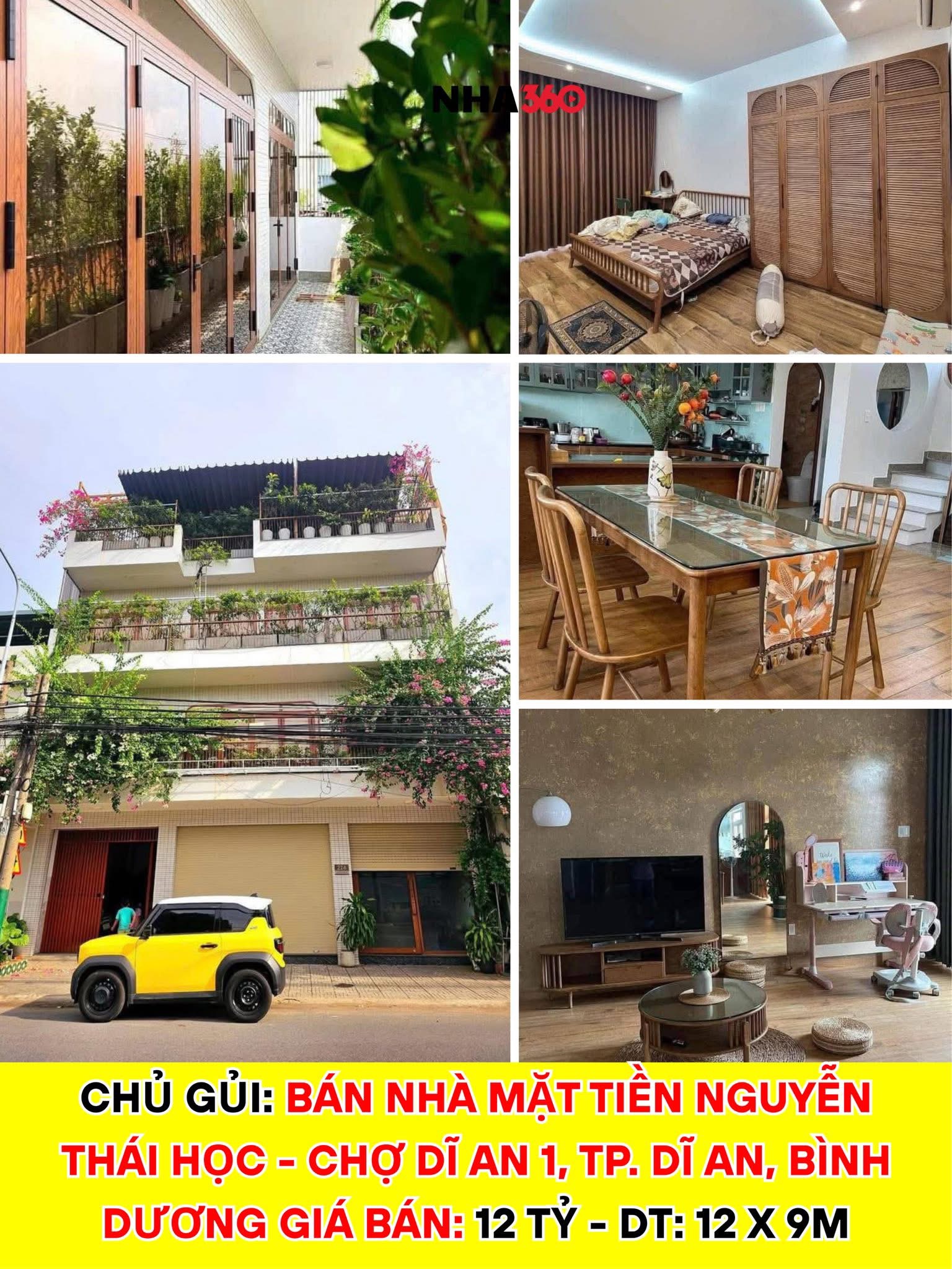 BÁN NHÀ MẶT TIỀN SÁT BÊN – CHỢ DĨ AN 1, TP. DĨ AN, BÌNH DƯƠNG | Nha360
