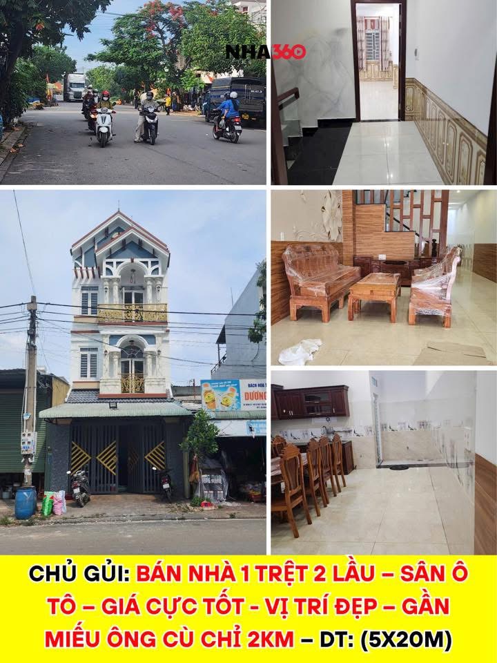 BÁN NHÀ 1 TRỆT 2 LẦU – SÂN Ô TÔ – GIÁ CỰC TỐT | Nha360