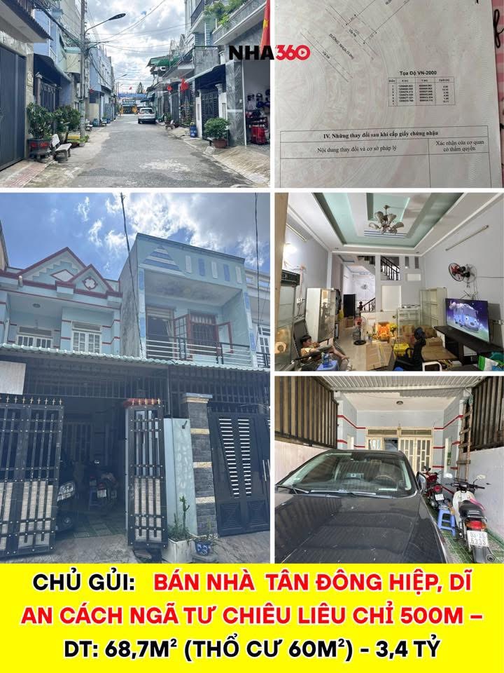 BÁN NHÀ 1 TRỆT 1 LẦU – SỔ HỒNG RIÊNG – TÂN ĐÔNG HIỆP, DĨ AN | Nha360
