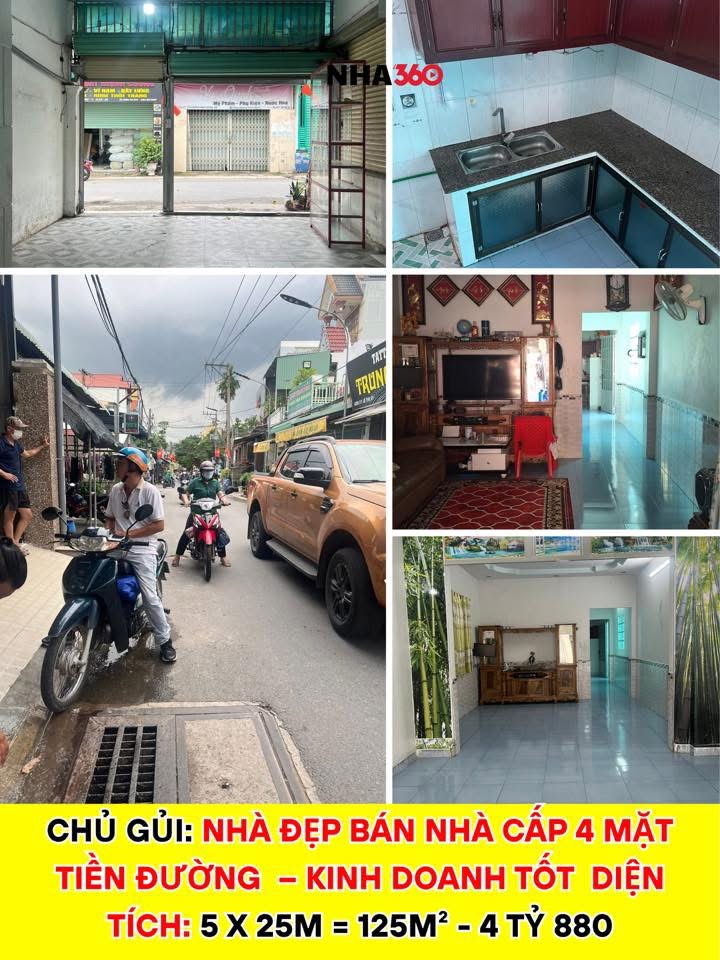 BÁN NHÀ CẤP 4 MẶT TIỀN ĐƯỜNG – KINH DOANH TỐT NGÃ TƯ CHIÊU LIÊU | Nha360