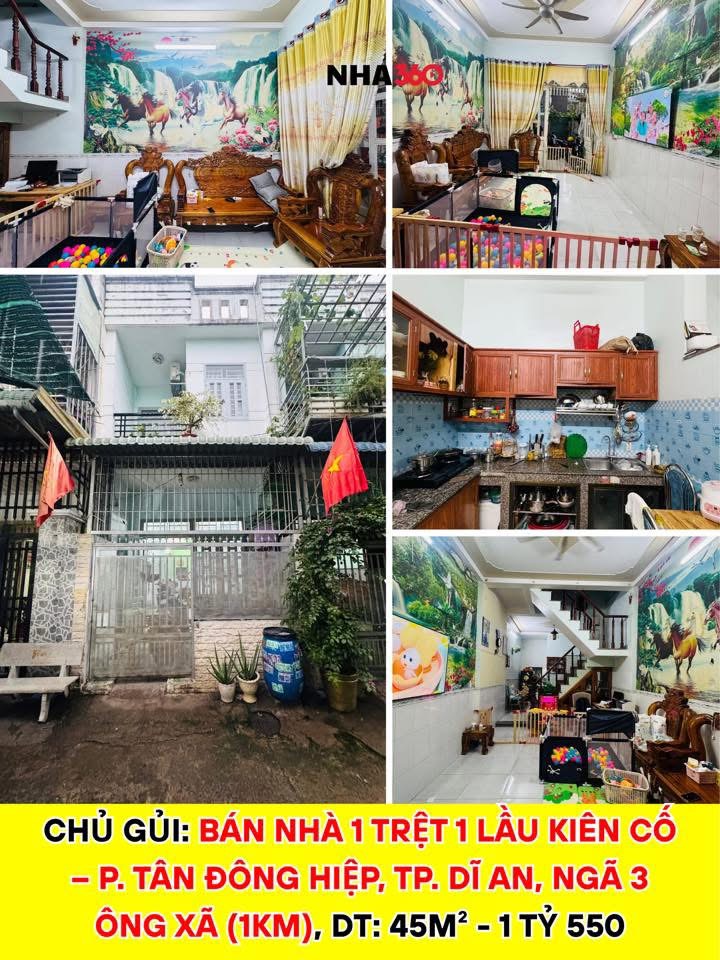 BÁN NHÀ NGÃ 3 CÂY ĐIỆP DĨ AN 1 TRỆT 1 LẦU KIÊN CỐ – CHÍNH CHỦ GỬI BÁN VỀ QUÊ | Nha360