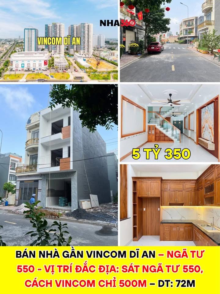 BÁN NHÀ GẦN VINCOM DĨ AN – NGÃ TƯ 550 | Nha360