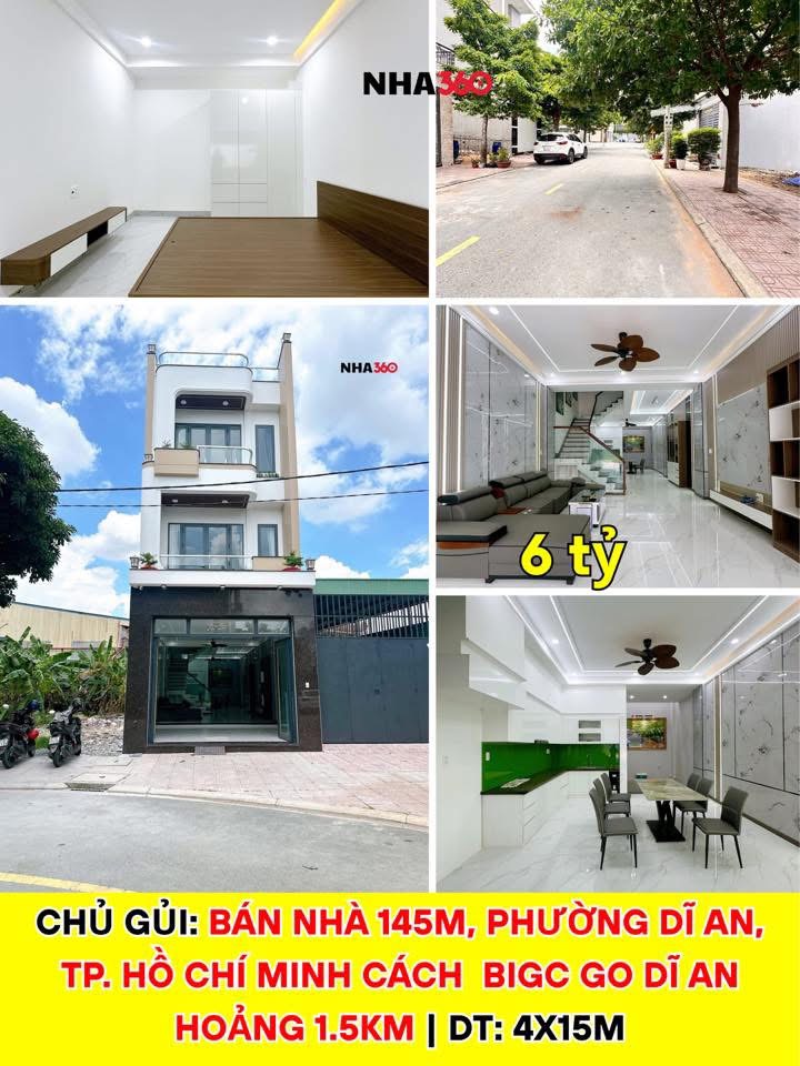 BÁN NHÀ GẦN TRUNG TÂM Y TẾ DĨ AN – TP. Hồ Chí Minh – Nhà GARA 2 Ô TÔ – SÂN THƯỢNG RỘNG | Nha360
