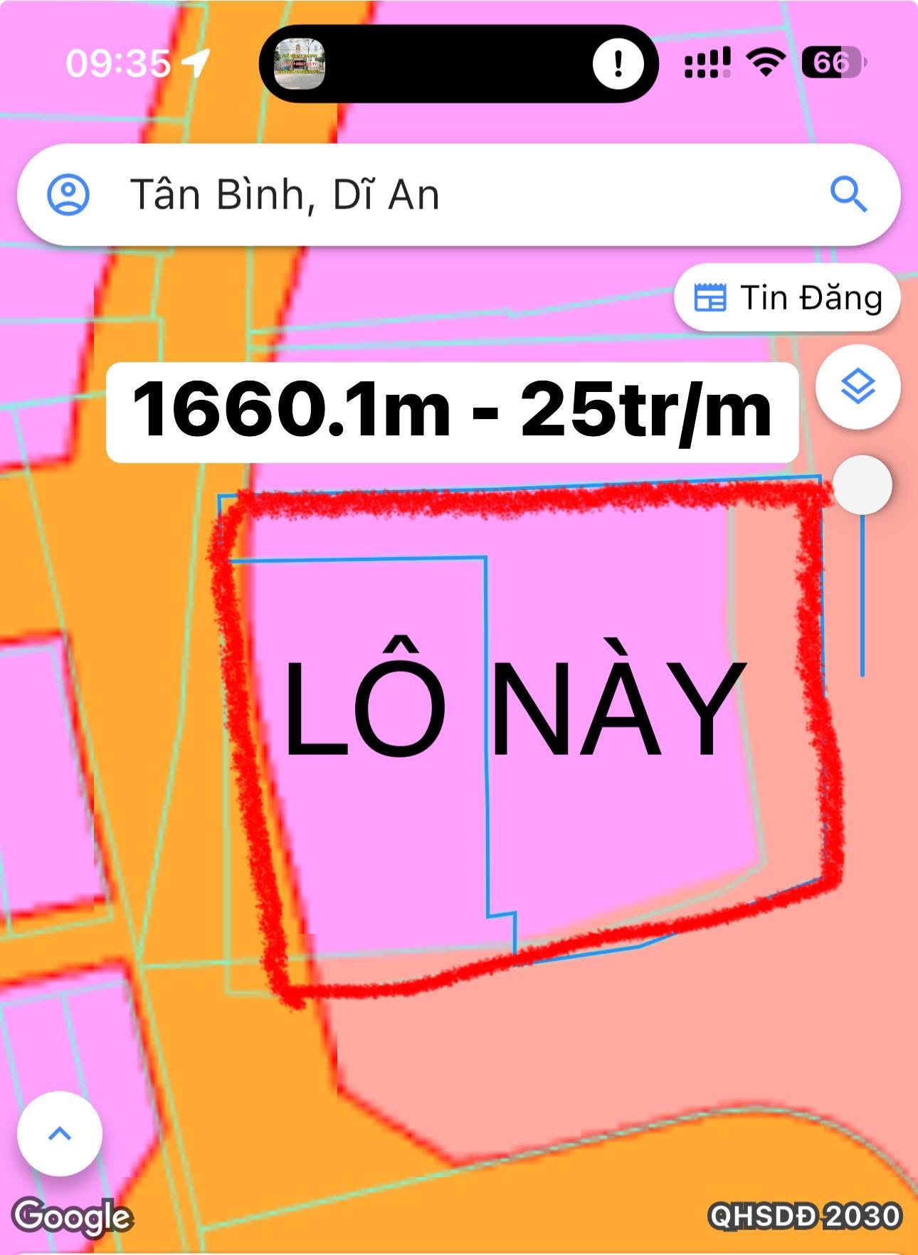 BÁN LÔ ĐẤT ĐẸP – P. TÂN ĐÔNG HIỆP, TP. HỒ CHÍ MINH