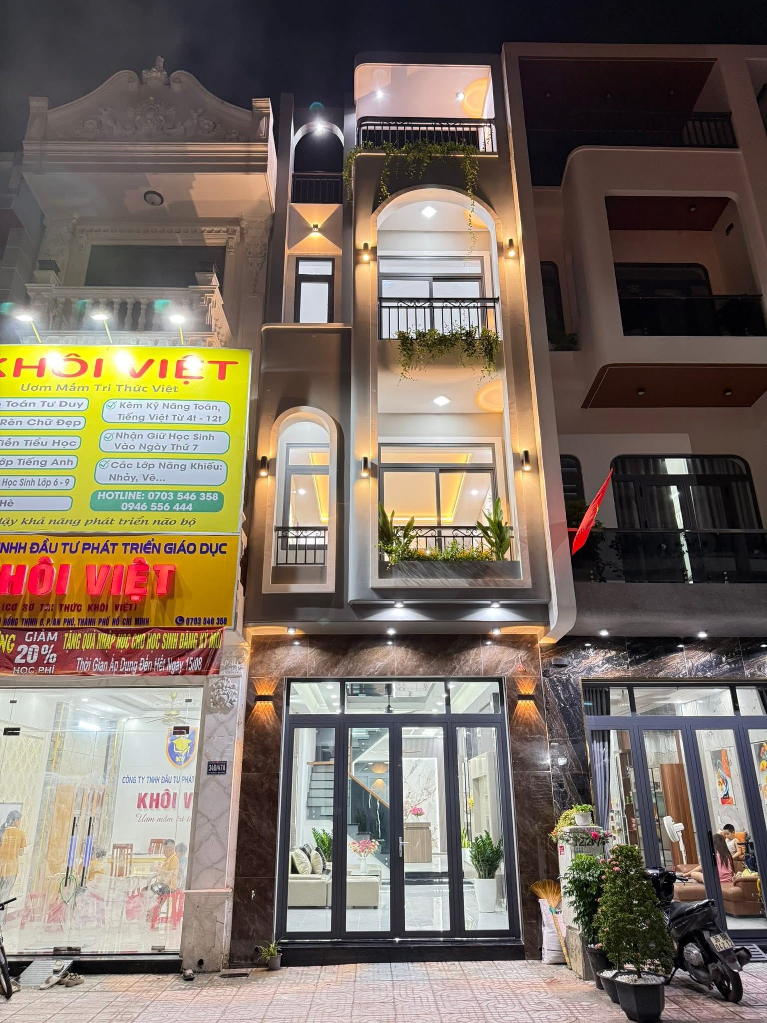 Nhà gần vòng xoay An Phú cách chợ Phú Phong 300m khu dân trí cao an ninh tốt