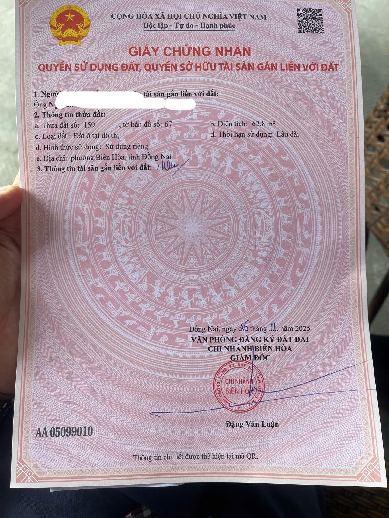 CHỦ GỬI BÁN GẤP 3 LÔ ĐẤT TÂN HẠNH – GIÁ CHỈ 2 TỶ 050 (còn thương lượng), Vị trí: Tân Hạnh – Bình Trị