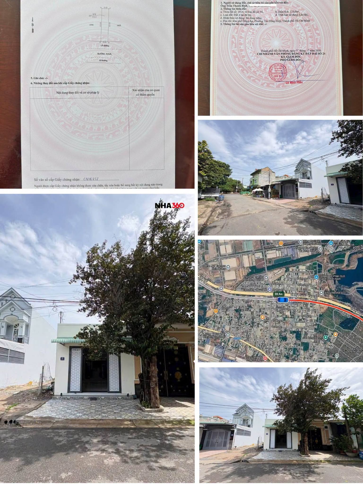 ĐẤT 115M² – SỔ ĐẸP – KHU PHỐ ĐÔNG AN, TÂN ĐÔNG HIỆP, Giá: 4,55 TỶ – GIÁ VẪN KHÔNG ĐỔI | Nhà360