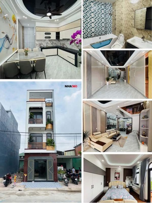 Nhà 360 | 5 TỶ – NHÀ 3 TẦNG BÌNH HÒA – GARA Ô TÔ – GẦN VINCOM DĨ AN